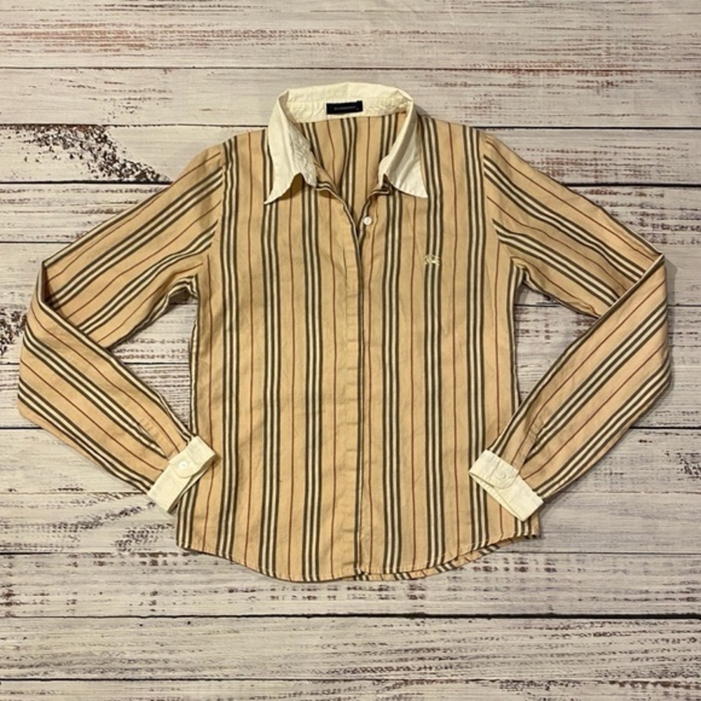 Burberry button down blouse